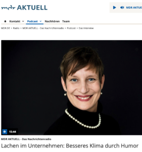 Read more about the article mdr aktuell: Klimaschutz im Unternehmen – besseres Klima durch Humor