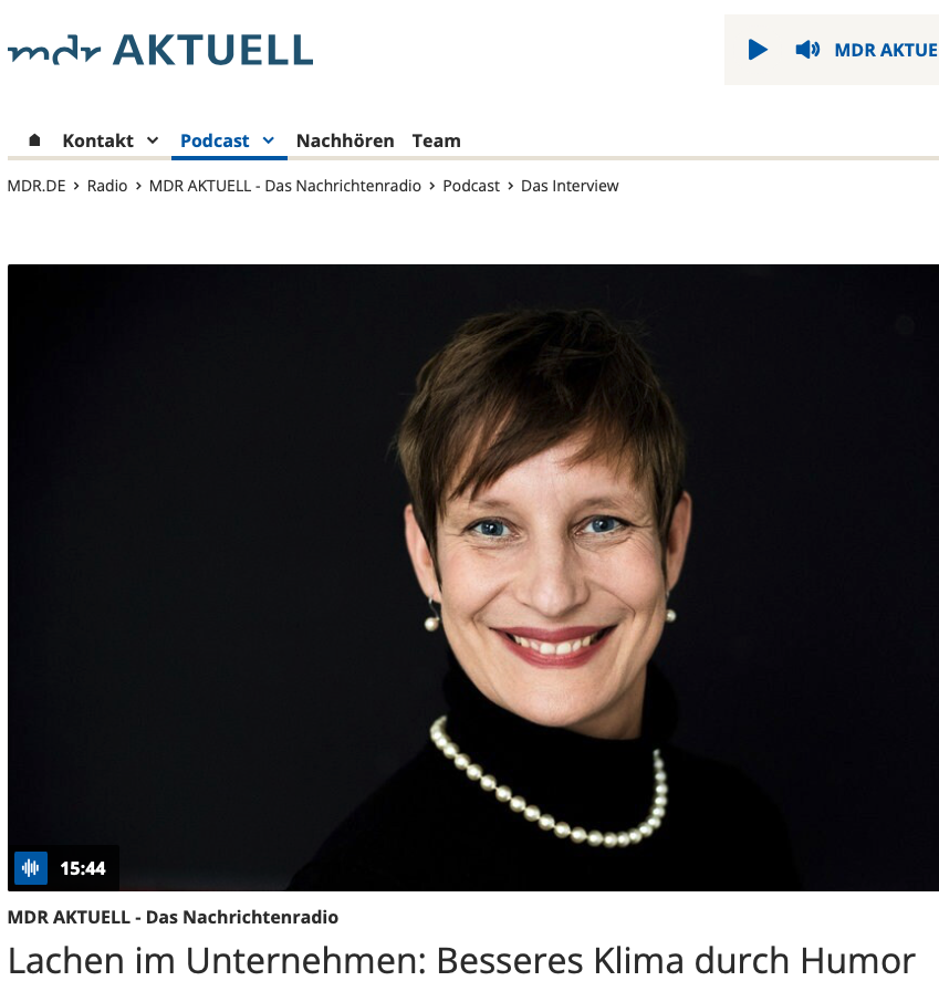 You are currently viewing mdr aktuell: Klimaschutz im Unternehmen – besseres Klima durch Humor